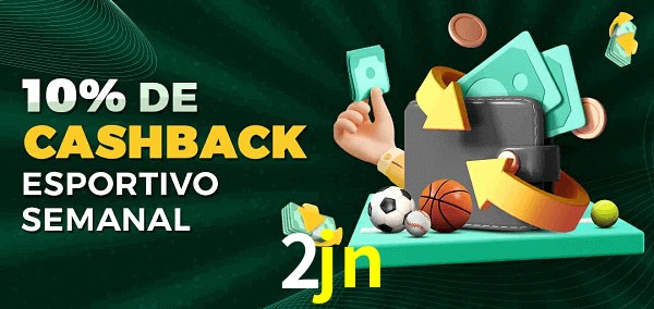 10% de bônus de cashback na 2jn